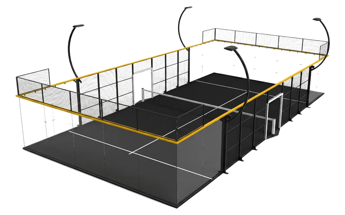 Terrain de padel Padel VX360 — coloris Noir