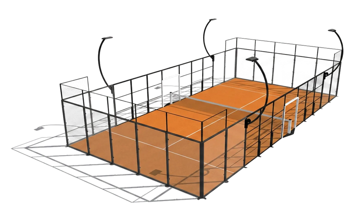 Terrain de padel Padel Classique — coloris Terracotta